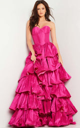 1 of 8 Jovani 36619 Fuchsia