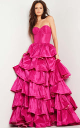 4 of 8 Jovani 36619 Fuchsia