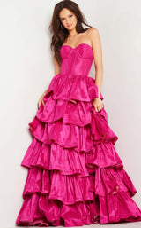 5 of 8 Jovani 36619 Fuchsia