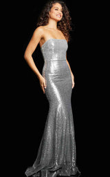 3 of 4 Jovani 36874 Silver