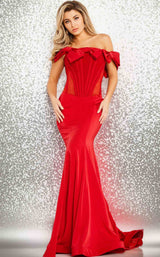 1 of 4 Jovani 37225 Red