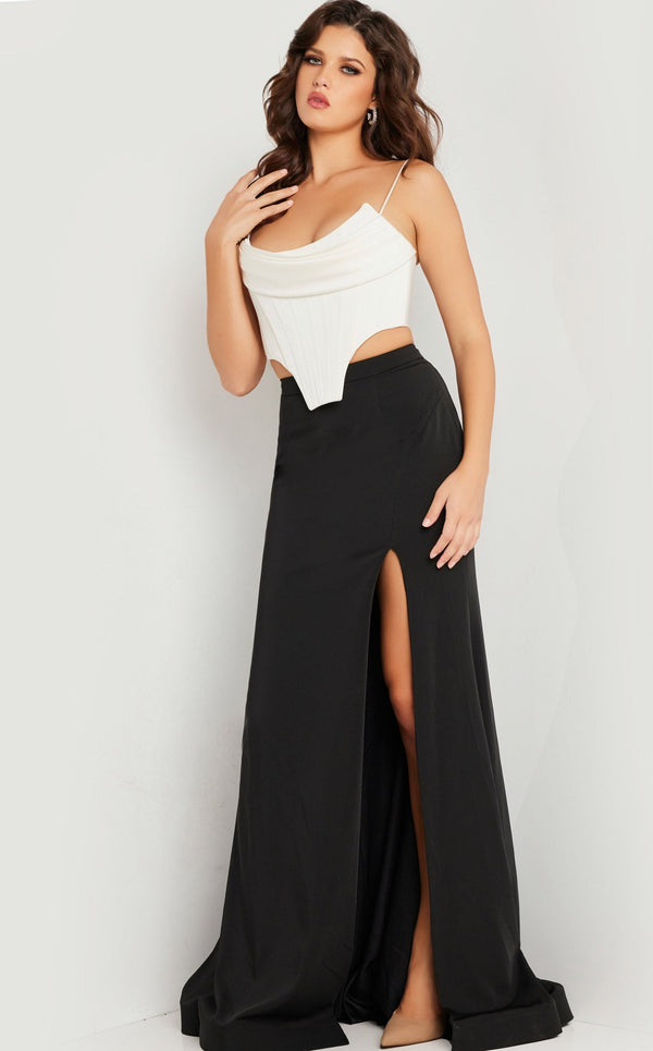 Jovani 37234 Off-White-Black