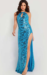 1 of 4 Jovani 37245 Sky Blue