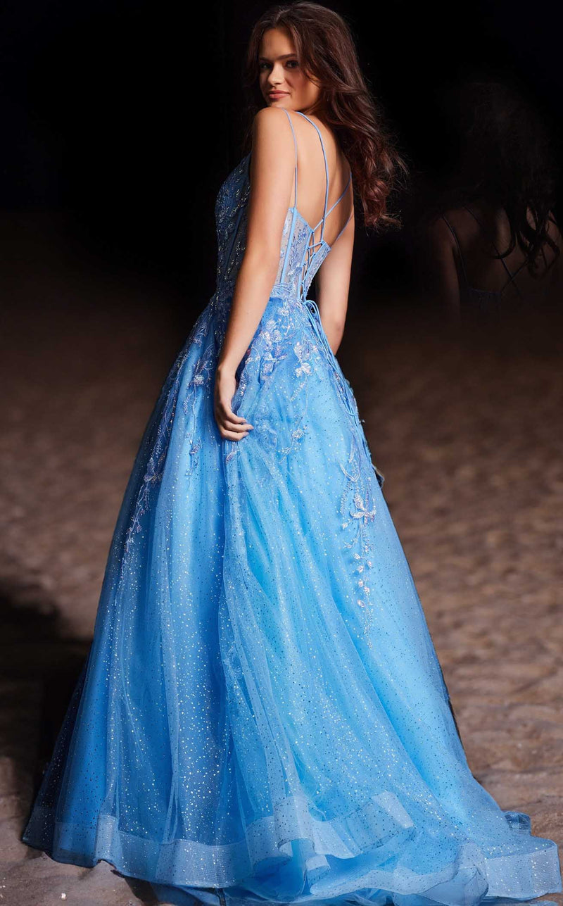 Jovani 37421 Blue