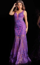 1 of 5 Jovani 37541 Purple