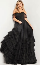 2 of 4 Jovani 37608 Black