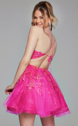 3 of 3 Jovani 40384 Hot-Pink