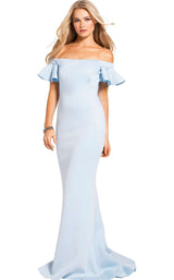 1 of 2 Jovani 55563 Light Blue