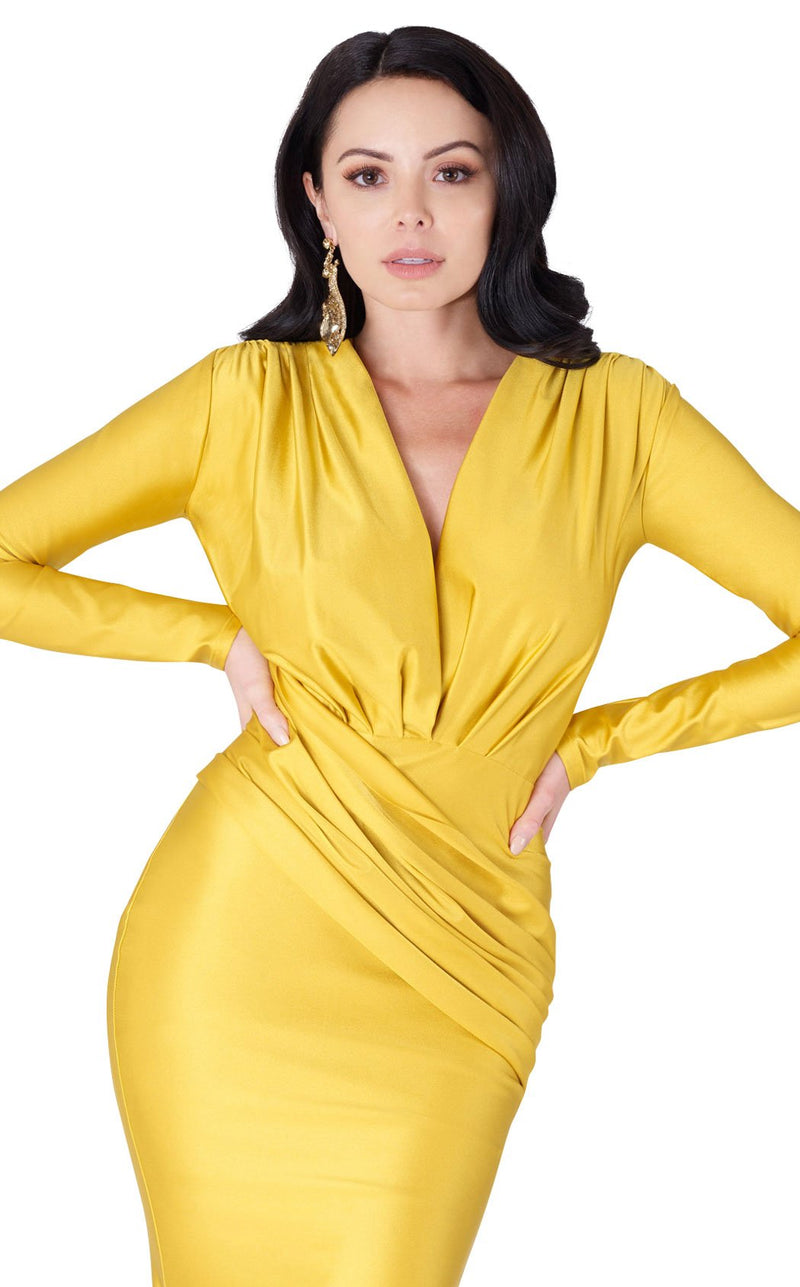 MNM Couture L0002A Mustard