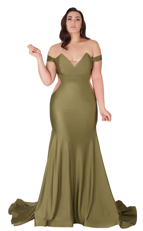 MNM Couture L0044 Olive