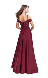 7 of 8 La Femme 25479 Burgundy