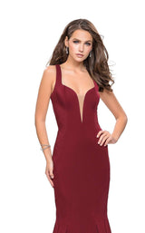 6 of 8 La Femme 25485 Burgundy