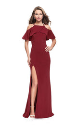 5 of 8 La Femme 25556 Burgundy