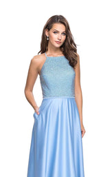 2 of 8 La Femme 25601 Powder Blue