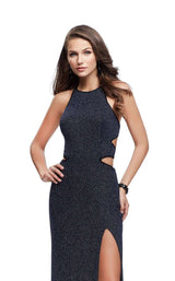 2 of 6 La Femme 25619 Navy Multi