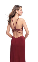 5 of 8 La Femme 25698 Burgundy