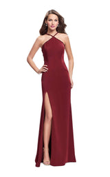 1 of 8 La Femme 25698 Burgundy