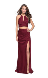 1 of 6 La Femme 25731 Burgundy