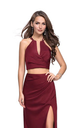 2 of 6 La Femme 25731 Burgundy