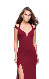 2 of 8 La Femme 25761 Burgundy