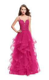 3 of 8 La Femme 25857 Hot Fuchsia