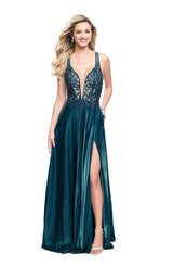 1 of 8 La Femme 25907 Teal