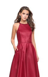 4 of 8 La Femme 26162 Deep Red