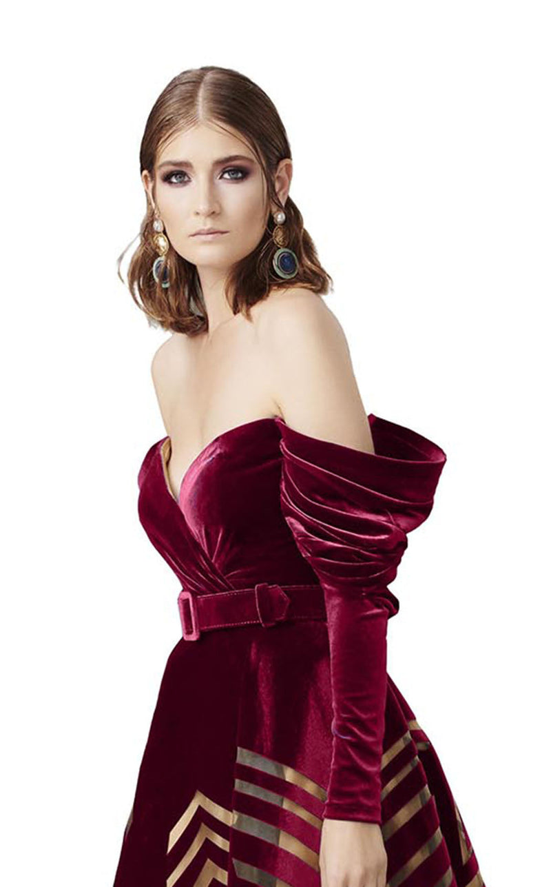 MNM Couture N0279 Burgundy