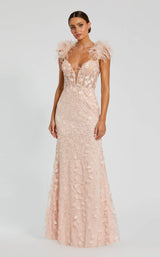 2 of 6 Mac Duggal 20889 Peach