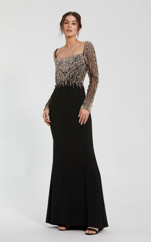 Mac Duggal 2256 Black/Gold