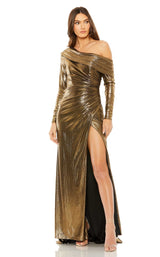 1 of 3 Mac Duggal 27175 Antique Gold