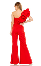 6 of 6 Mac Duggal 27460 Jumpsuit Red