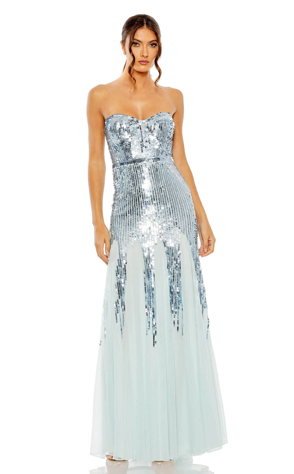 Mac Duggal 93959 Ice Blue