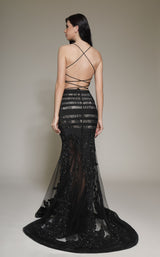 3 of 4 Modessa Couture M19003 Black