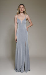 1 of 5 Modessa Couture M19017 Grey