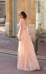 3 of 4 Modessa Couture M19027 Salmon