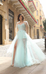 1 of 2 Modessa Couture M19041 Baby-Blue