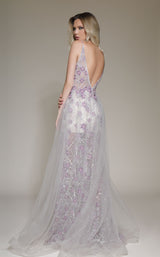 4 of 4 Modessa Couture M19080 Purple