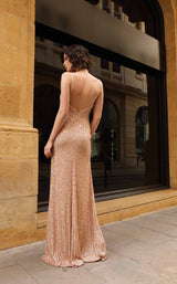 2 of 2 Modessa Couture M19083 Rose-Gold