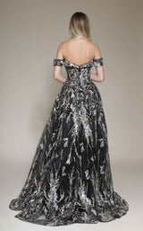 3 of 3 Modessa Couture M19088 Black