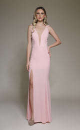 1 of 4 Modessa Couture M19106 Pink