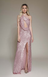 1 of 2 Modessa Couture M19113 Pink