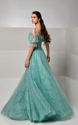 4 of 4 Modessa Couture M20283 Frosty-Green