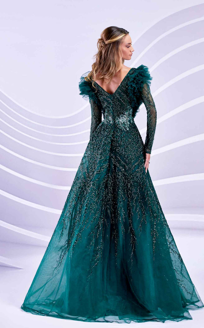 Modessa Couture M20318 Hunter Green