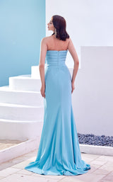 4 of 4 Modessa Couture M20365 Blue