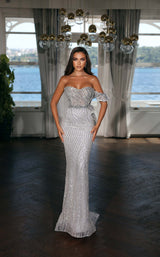 2 of 6 Modessa Couture M22402 Silver