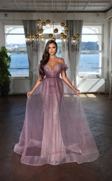 3 of 4 Modessa Couture M22404 Purple