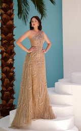 2 of 2 Modessa Couture M22407 Beige