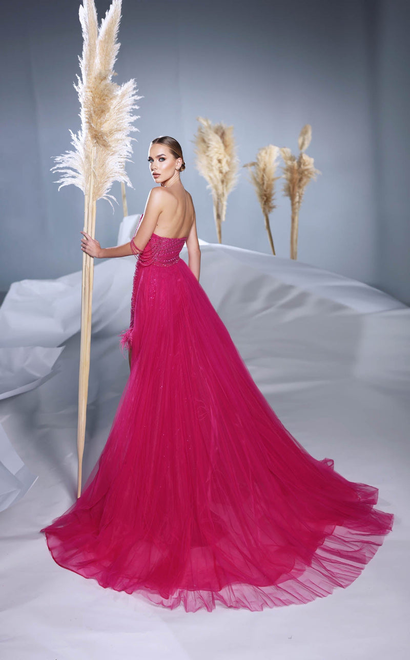 Modessa Couture M24601 Fuchsia