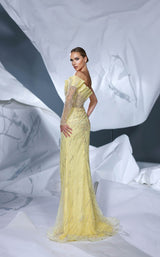 3 of 4 Modessa Couture M24613 Yellow